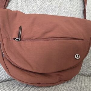lululemon athletica Brown Messenger Bag